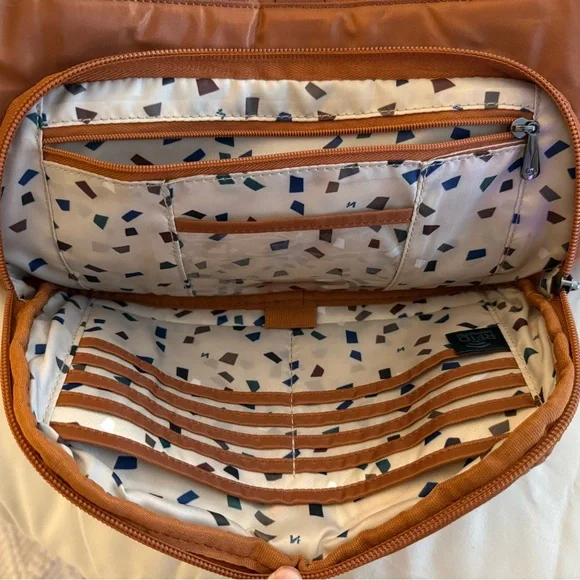 Lug Samba XL Crossbody Bag in Copper Brown - Picture 4 of 7